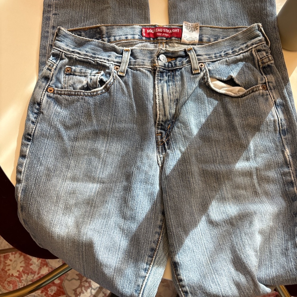 Levi’s 505 Nouveau Straight Jeans Y2K Low Rise | Size 8 - Rare “R” tab!
